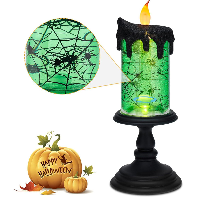 Halloween globe bird candle holder shops